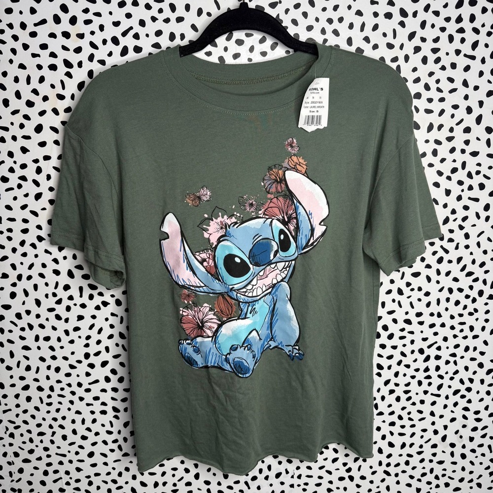 Disney Stitch T-Shirt Juniors Size Small NWT